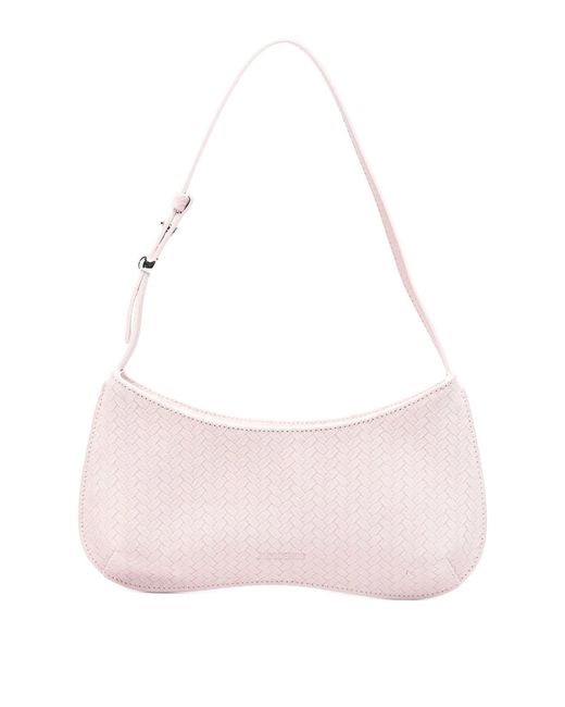 Jacquemus Pink Le Bisou Leather Shoulder Bag