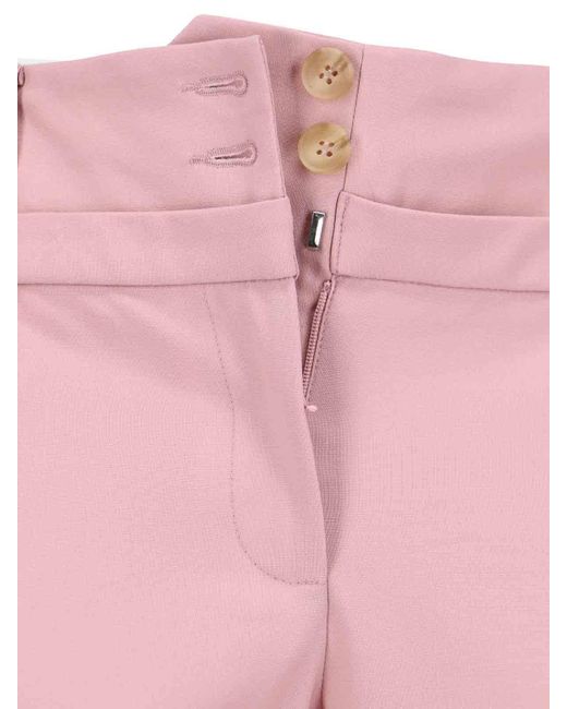 Eudon Choi Pink Casual Trousers