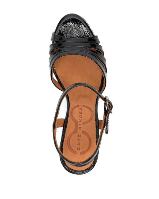 Chie Mihara Black 120Mm Jynko Sandals