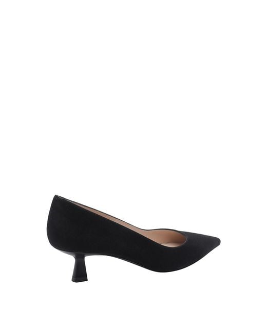 Stuart Weitzman Black Stuart Sculp Pumps