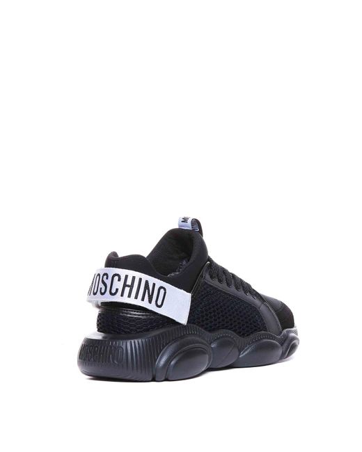 Moschino Blue Teddy Sneakers for men
