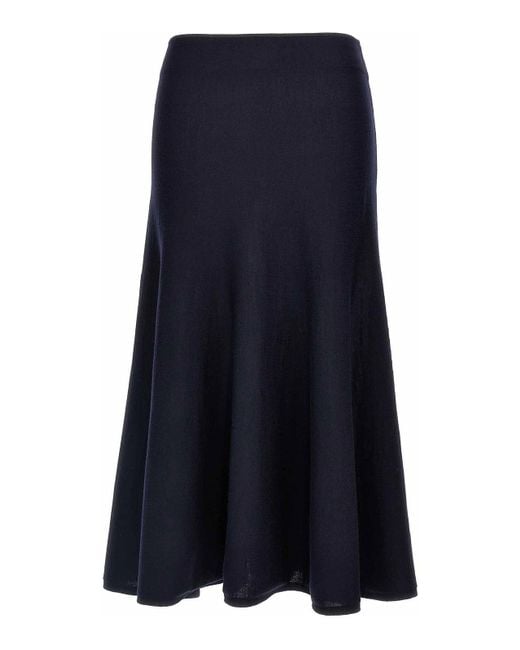 Khaite Blue Midi Skirts