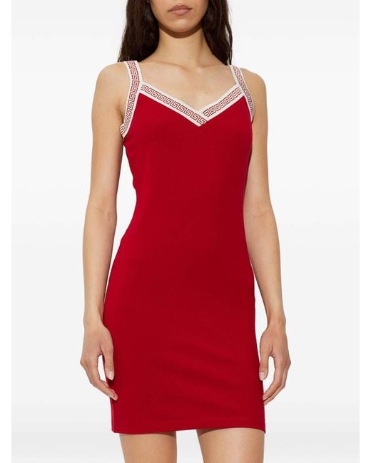 Versace Red Bodycon Mini Dress