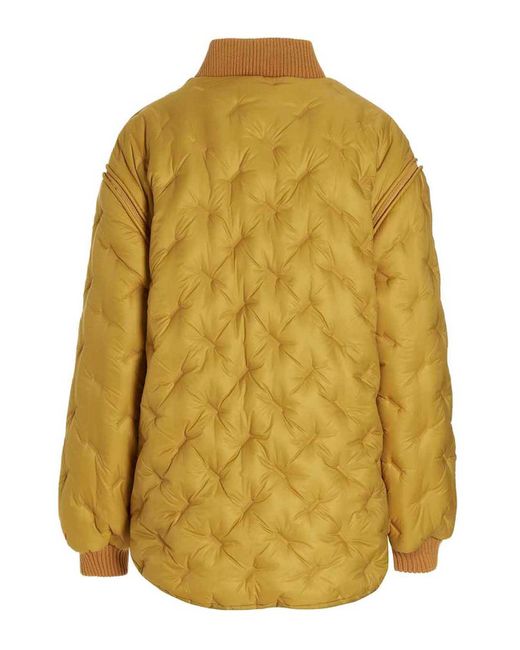 Sherpa Yellow Gang Reversible Bomber Jacket
