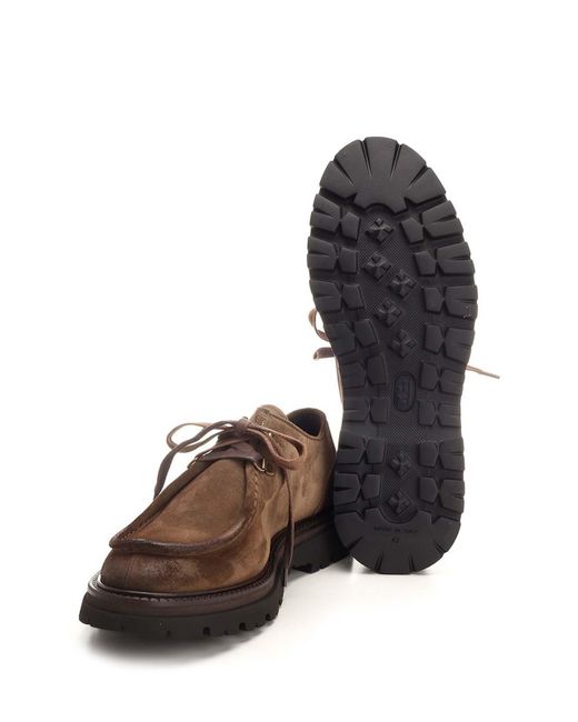 Corvari Brown Suede Tank Paraboot for men
