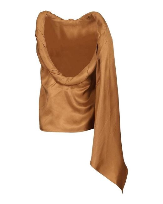 Loulou de Saison Brown Wilma Top