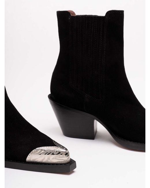 Paris Texas Black 'Dallas' Boots