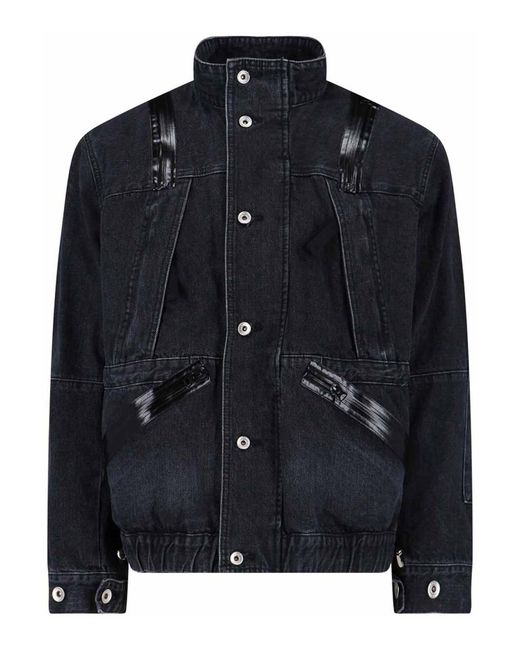 Sacai Blue Giacca for men