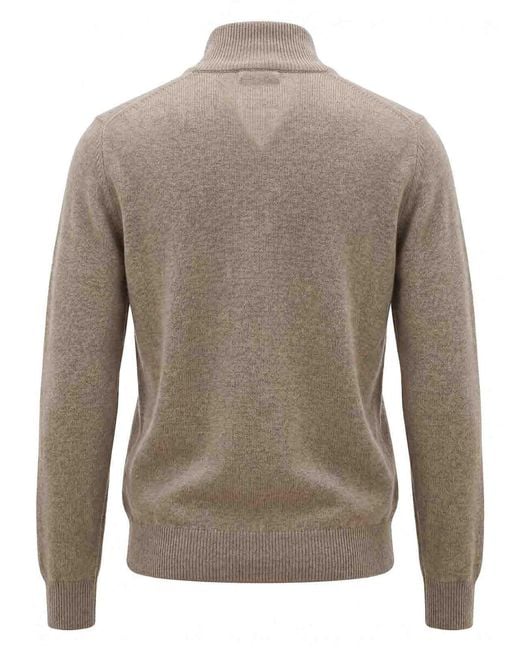 Malo Gray Cashmere V Neck for men