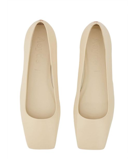 Aeyde Natural Ballerinas