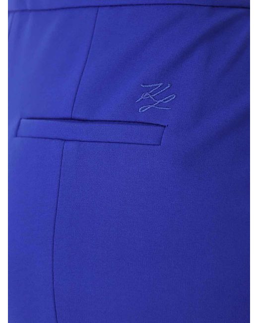 Karl Lagerfeld Blue Punto Pants