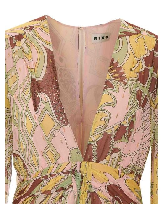 Rixo Natural Clove Dress