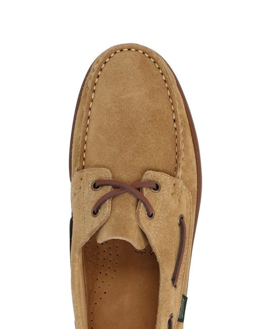 Paraboot Brown Barth Boat Loafers for men