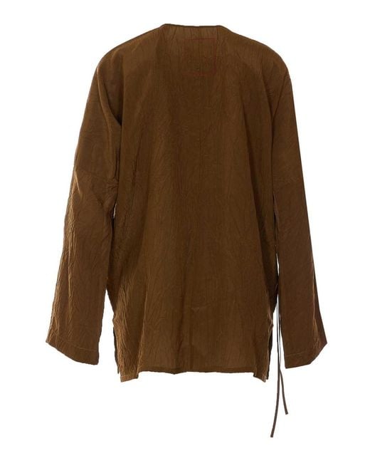 Uma Wang Brown Tanesha Top