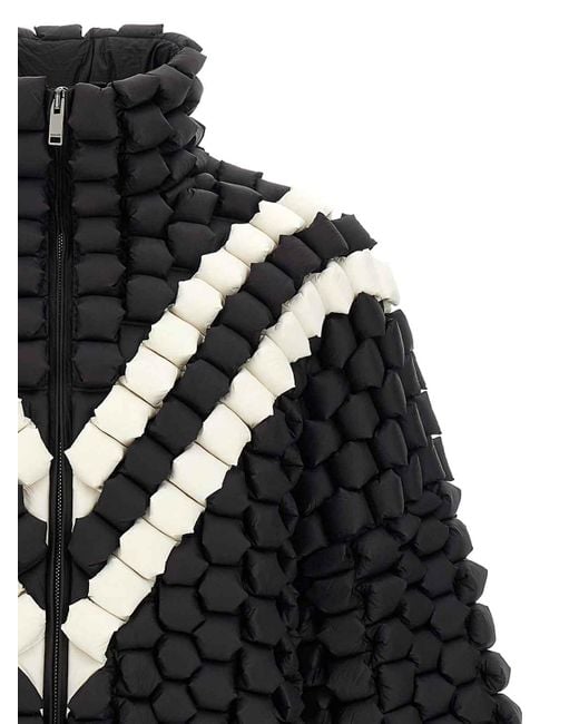 RAXXY Black 3D Down Jacket for men
