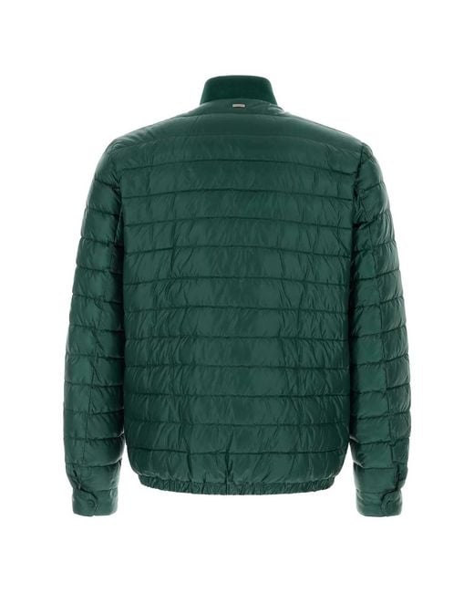 Herno Green Winter Jackets for men