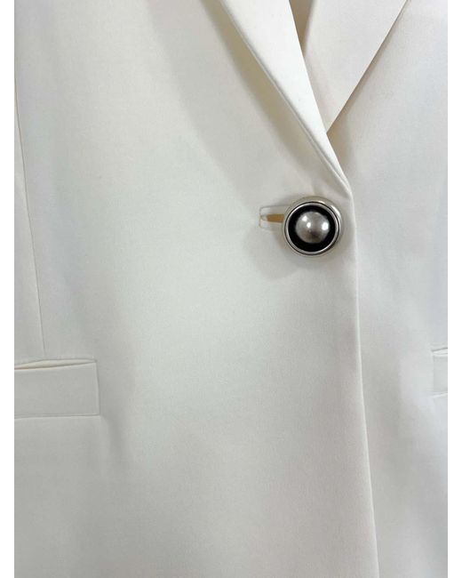 Pinko White Blazer
