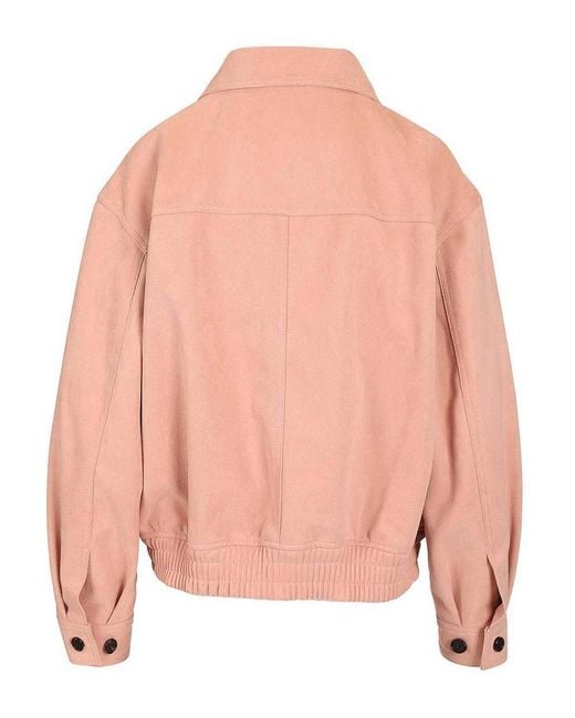DUNST Pink Jacket With Collar