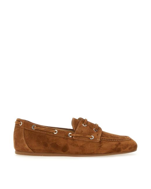 Stuart Weitzman Brown Moccasin Tinsley