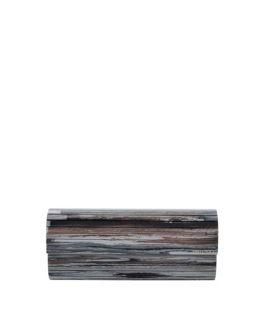 Jimmy Choo Gray Pouch Sweetie