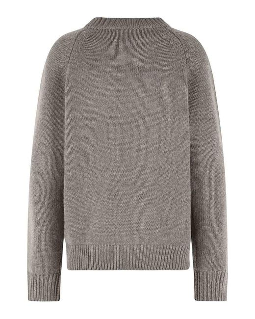 Lisa Yang Gray Anine' Sweater