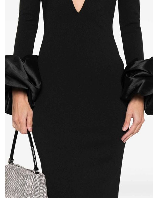 Solace London Black Valerie Maxi Dress