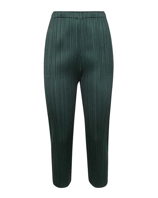 Pleats Please Issey Miyake Green Monthly Colors Febraury Pants