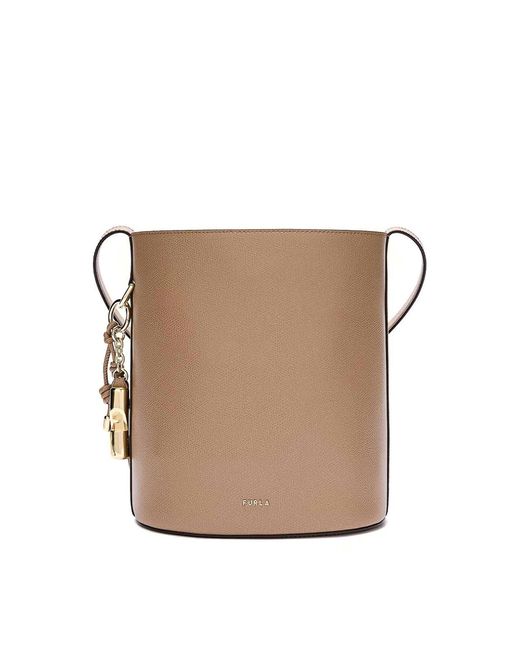 Furla Natural Roxie's Bucket Bag