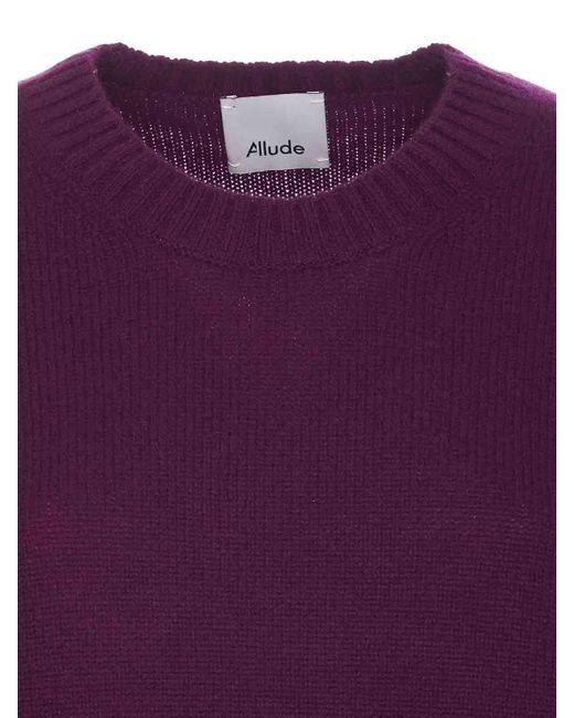 Allude Purple Sweater