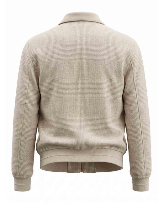 Brunello Cucinelli Gray Bomber for men