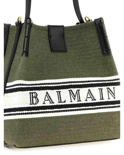 Balmain Green Release Bucket Bag