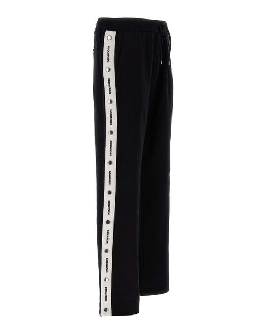DSquared² Black Burbs Joggers for men