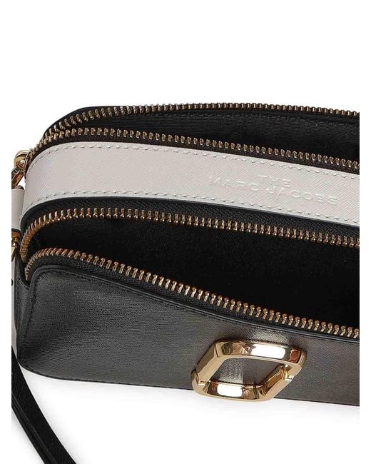 Marc Jacobs Black The Snapshot Leather Bag