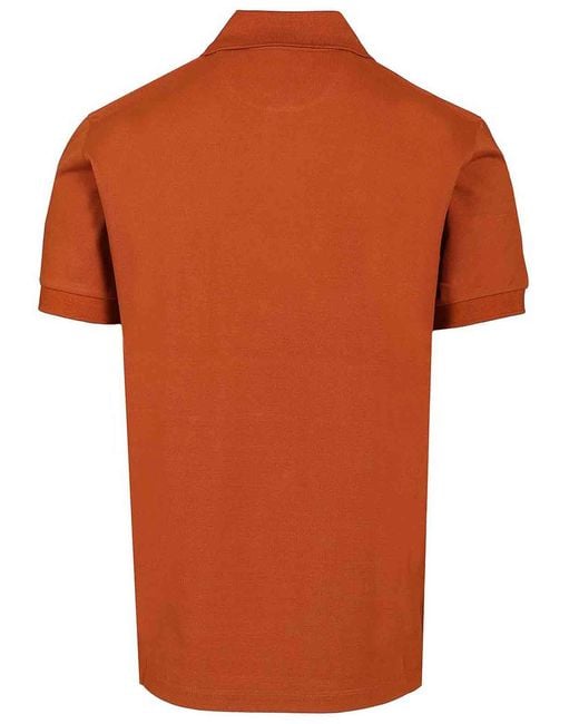 Paul Smith Orange Polo Shirt for men