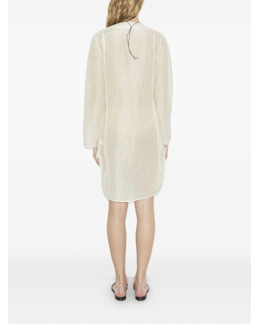 Tory Burch White Linen Tunicas