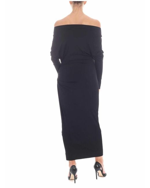 Vivienne Westwood Blue Off-Shoulder Dress