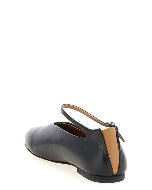 Jil Sander Black Elyss' Ballet Flats