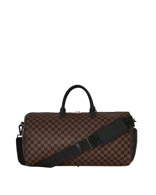 Sprayground Black Machine Francaise Duffle for men