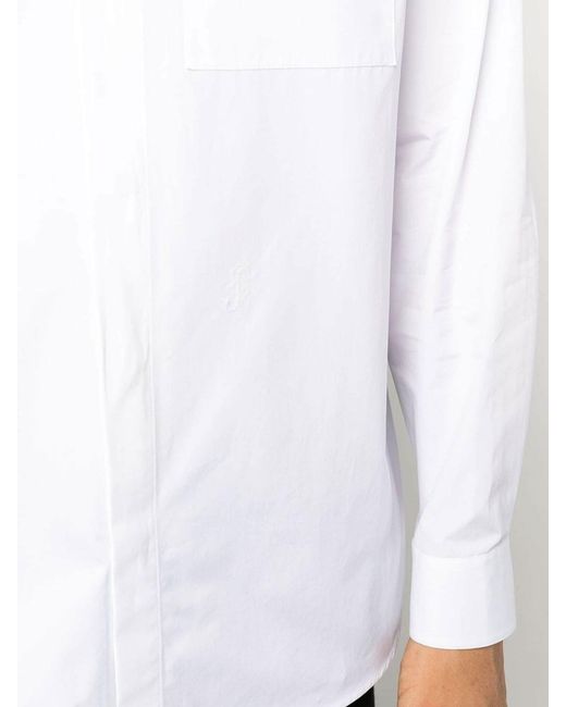 Jil Sander White Tuesday Shirt for men