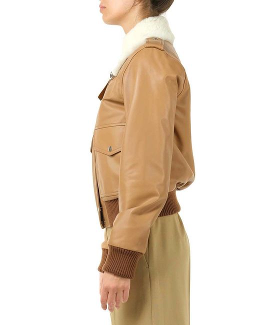 Loewe Natural Nappa Aviator Jacket