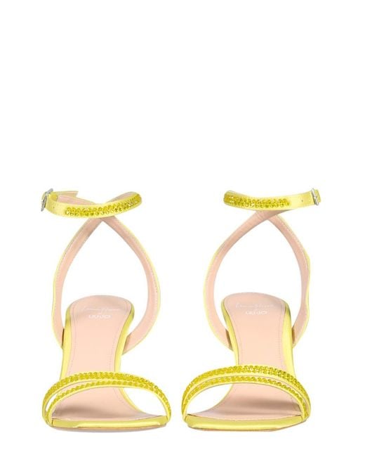Leonie Hanne Yellow Camelia Sandals