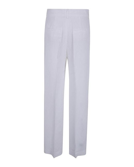 Antonelli White Robinia Trousers