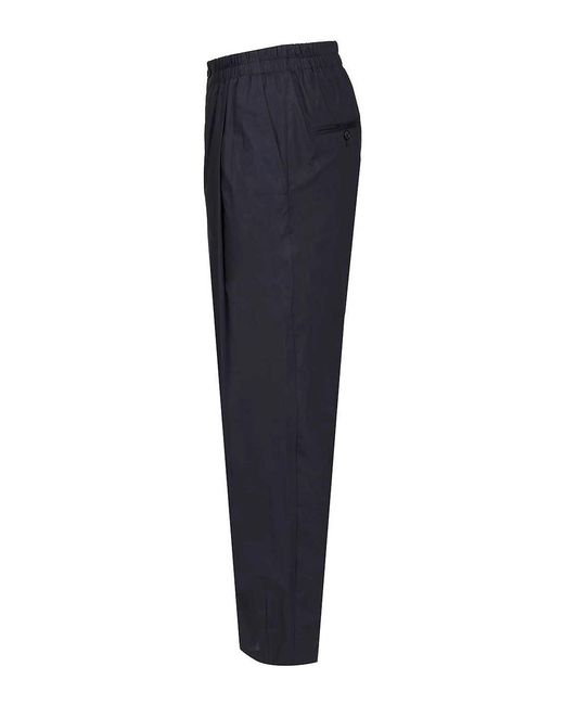 Giorgio Armani Blue Elasticated Waist Trousers for men