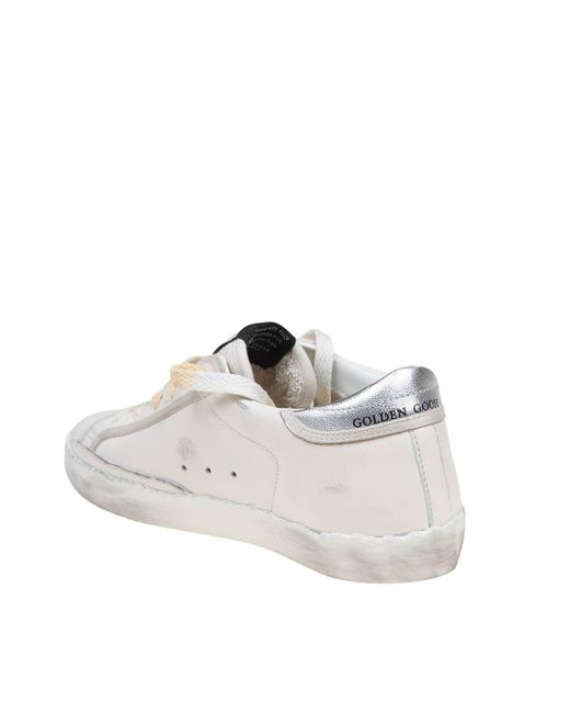 Golden Goose Deluxe Brand White Leather Sneakers