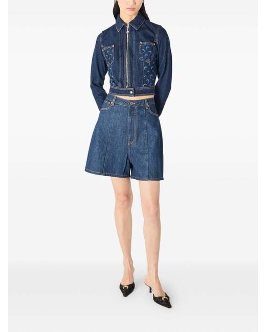 MARINE SERRE Blue Jacket