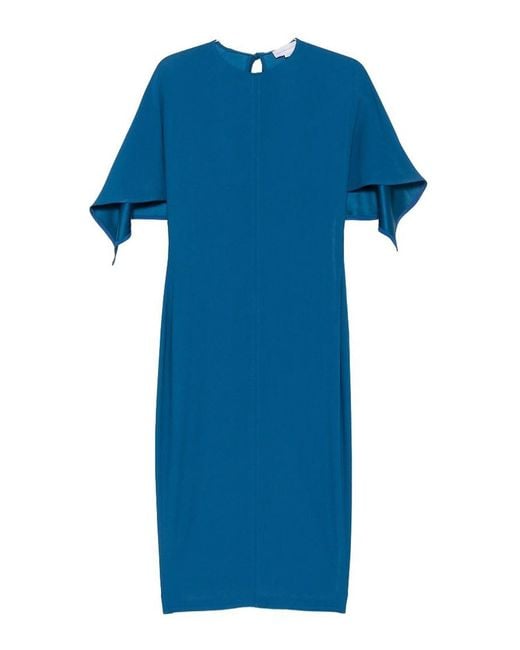 Stella McCartney Blue Round Neck Dress