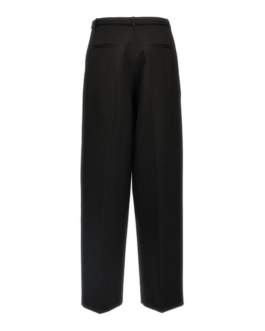 Jil Sander Black Wool Pants