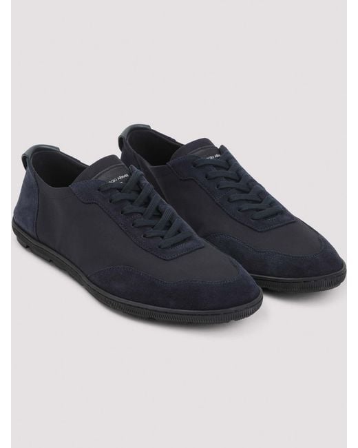 Giorgio Armani Blue Sneakers for men