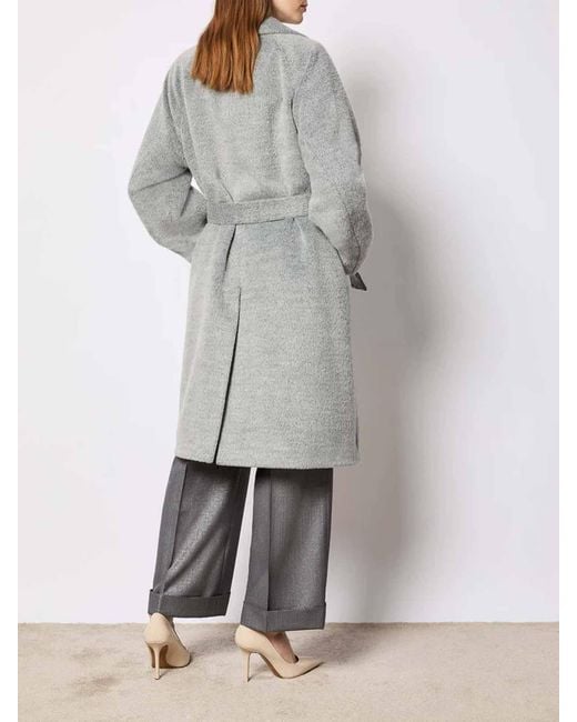 L.b.m. 1911 Gray Light Double-Breasted Coat