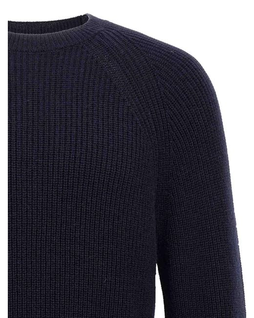 Zanone Men's Blue Cashmere Sweater